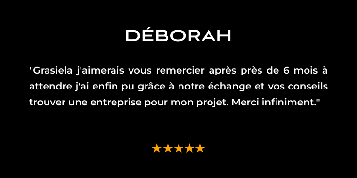 testimonial Déborah